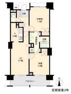 アールスタイルズ武蔵小杉WEST【9階】の間取り