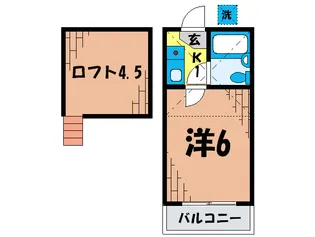 エクセル1【2階】の間取り