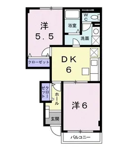 リザイア III【1階】の間取り