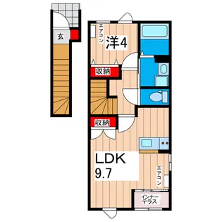 アナシエル(Anaciel)【2階】の間取り