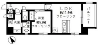 ベルドミール目黒【8階】の間取り