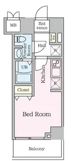 S-RESIDENCE妙典broad【7階】の間取り