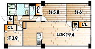 イデアコミュニティー【3階】の間取り
