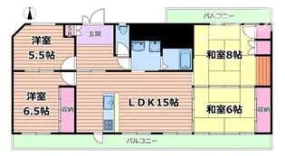 クレイバーハイツ本庄【1階】の間取り