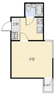 マンション元目【1階】の間取り