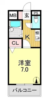 ヴェルヴェデーレII【3階】の間取り