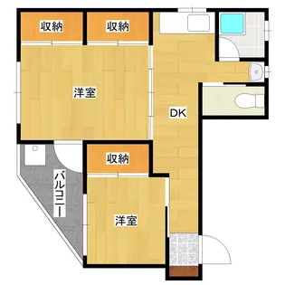 セント・スウーザン【4階】の間取り
