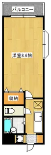 パティオス清水【2階】の間取り