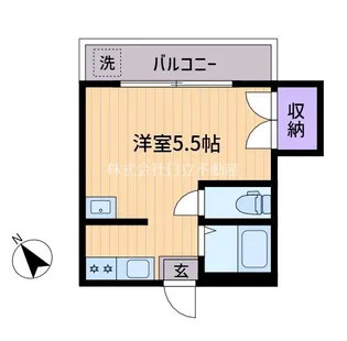 メゾンフローラ【2階】の間取り