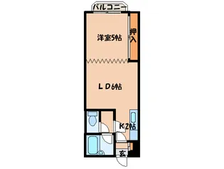 ルナハイツ札幌【2階】の間取り