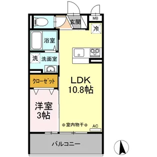 ミクストII【2階】の間取り