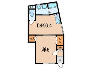 斎藤ハウス【1階】の間取り