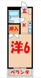 メゾンリバーサイド【1階】の間取り