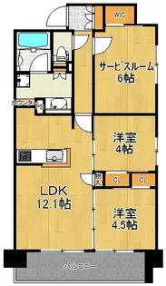 ポレスター横濱鶴見【5階】の間取り