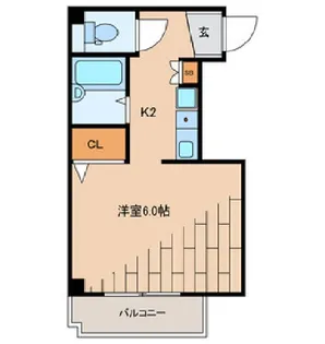 ディアコート日本橋【5階】の間取り