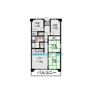 メゾンミタ【4階】の間取り