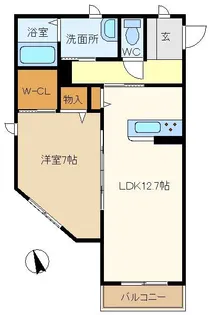 ボールド・ロー【1階】の間取り