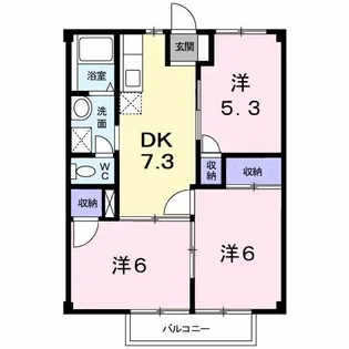 平成ヒルズ【2階】の間取り