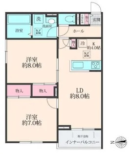 SOLANAII【2階】の間取り