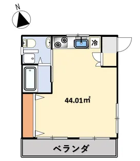 SOSIO千年ビル【3階】の間取り