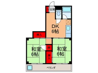 カサ・エルマーナ【4階】の間取り