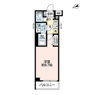 アルコバレーノお花茶屋【5階】の間取り