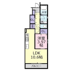 ルーチェ【LUCE】【1階】の間取り
