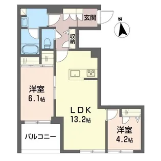 シャーメゾン湘南茅ヶ崎香川【3階】の間取り