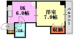 第6賀茂ビル【4階】の間取り