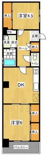 稲毛Kビル【3階】の間取り