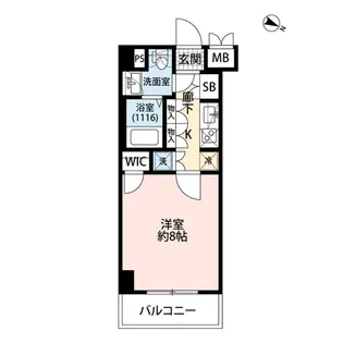 プレール・ドゥーク板橋本町【7階】の間取り