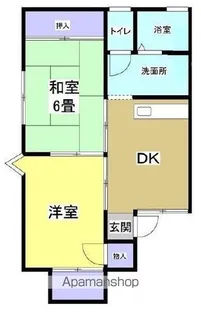 セジュールUI【2階】の間取り