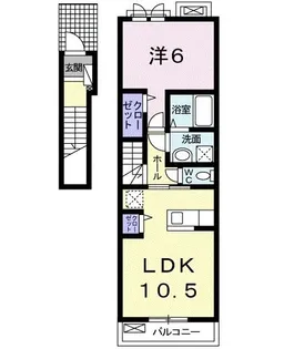 カリーノIII【2階】の間取り