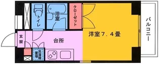 アーバンライフ冬木【4階】の間取り