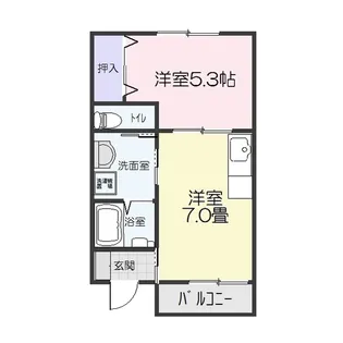 アドニス水上【1階】の間取り