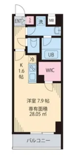 GARDEN SQUARE【3階】の間取り