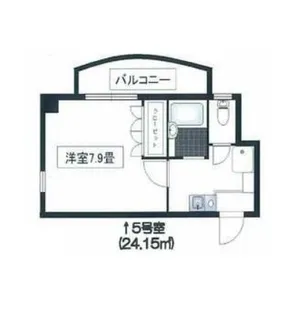 サンライズ駒方【3階】の間取り