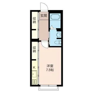 ラ・メゾン・ド・フサB棟【2階】の間取り