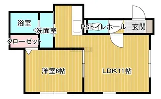 CLAN MOANA【2階】の間取り