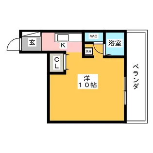 AU GRAND SOLEIL【3階】の間取り
