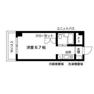 プランドール【2階】の間取り