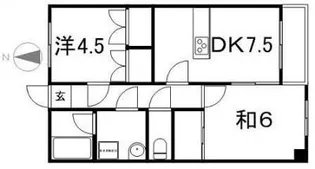 西村コーポレーションI【2階】の間取り