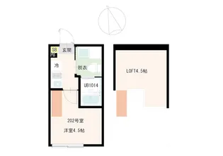 レジデンス・ソレイユ長津田【2階】の間取り