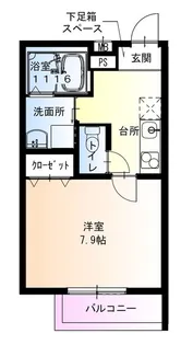 フジパレス住吉遠里小野II番館【3階】の間取り