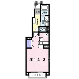 ドゥ・ドミール C【1階】の間取り