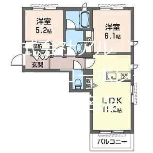 グランリヴァージュ【3階】の間取り