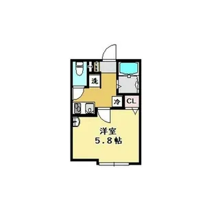 BAY FLAT HOSHIKAWA【3階】の間取り