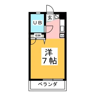 ヴィラ元木【2階】の間取り