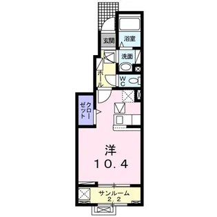 モデルノ・パラッツオ SK【1階】の間取り