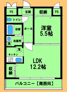 マイフェアー相模原【2階】の間取り